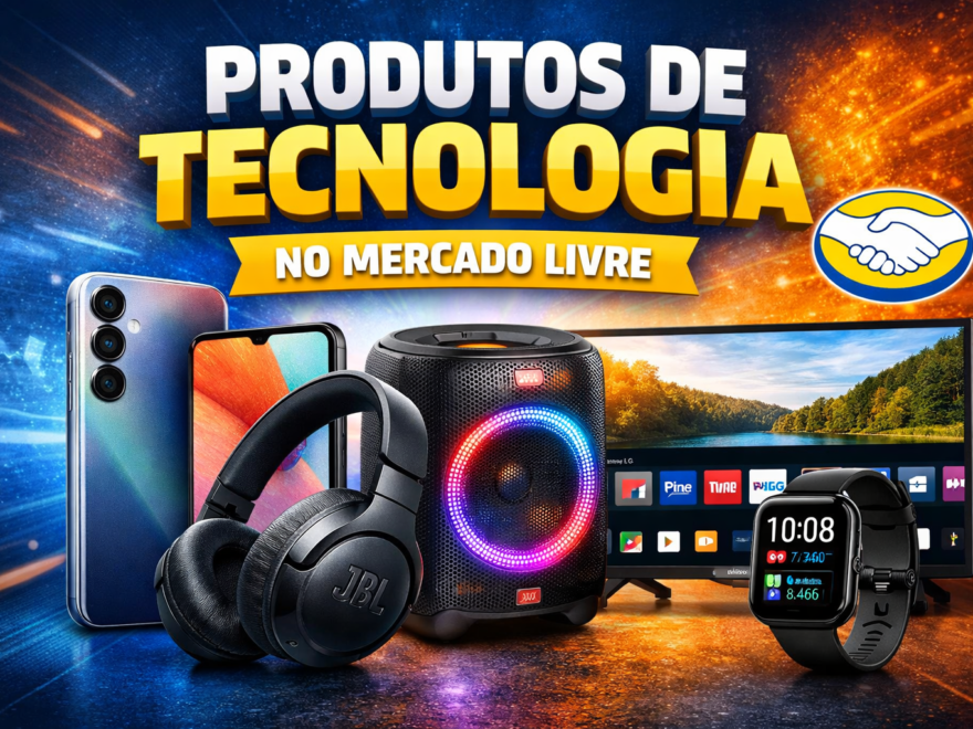 produtos de tecnologia no Mercado Livre